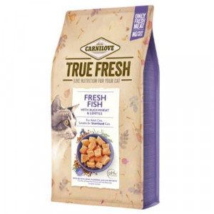 CARNILOVE CAT TRUE FRESH FISH bezgraudu sausā kaķu barība Zivs 4.8kg